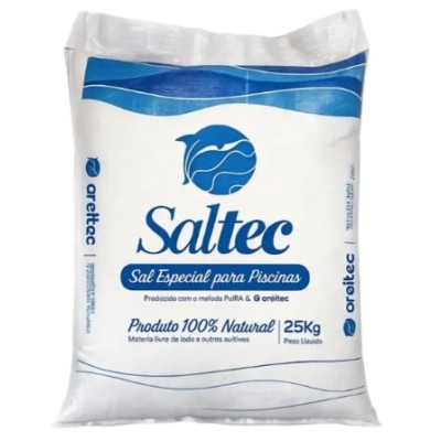Sal Especial Para Piscinas Saltec - 25kg Sal Especial Para Piscinas Saltec - 25kg