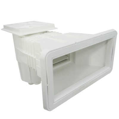 Skimmer Para Piscina Vinil - Alvenaria - Fibra Boca Larga Branco