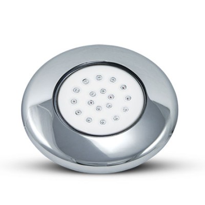 Refletor de LED Para Piscina em Inox 18w RGB Super LED Single