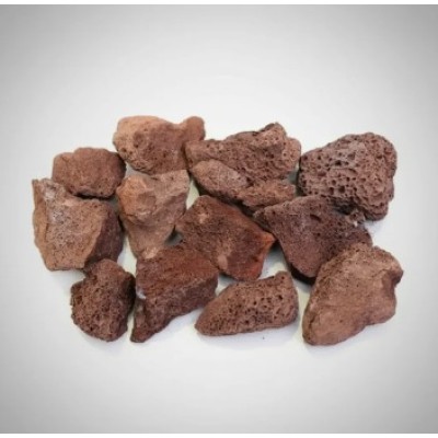 Pedra Vulcânica Marrom Para Lareira a Gás e Álcool 2 kg Pedra Vulcânica Marrom Para Lareira a Gás e Álcool 2 kg