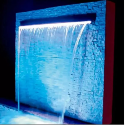 Cascata de Embutir Para Piscinas 150 cm com LED