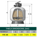 Filtro FVC 80 CLASSIC em Fibra de Vidro Com Válvula 2 Pol- Sodramar Filtro FVC 80 CLASSIC em Fibra de Vidro Com Válvula 2 Pol- Sodramar