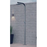 Ducha Tubular Aço Inox 2 Polegadas Vazão de 15 a 20 Litros por Minuto Ducha Tubular Aço Inox 2 Polegadas Vazão de 15 a 20 Litros por Minuto