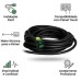 Cabo extensor 5V 10M Compatível com TIV 25/45/65/75- Sodramar Cabo extensor 5V 10M Compatível com TIV 25/45/65/75- Sodramar