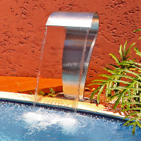 Cascata Para Piscinas Canyon Jr Aço Inox 304